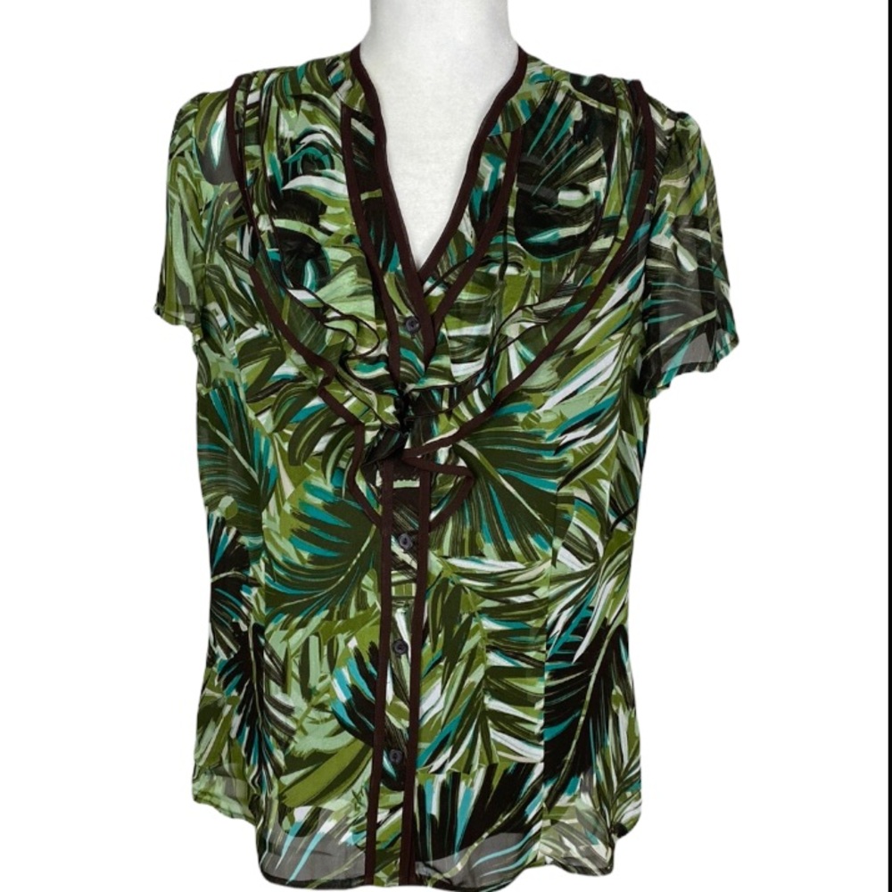 EAST 5TH TWO PIECE TROPICAL TOP NWT